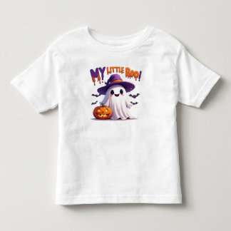 Halloween-Geist-Kürbis-Fledermaus-Party-Design 👻 Kleinkind T-shirt