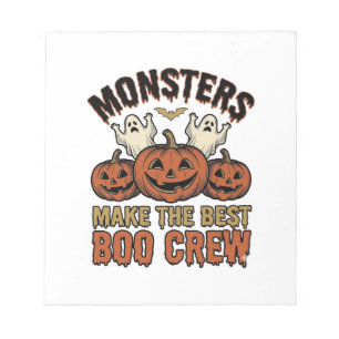 Halloween-Geist-Kürbis-vintage-gravur-lustiges T-S Notizblock