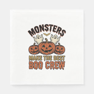 Halloween-Geist-Kürbis-vintage-gravur-lustiges-T-S Serviette