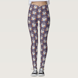 Halloween: Geist mit Kürbissen - Leggings