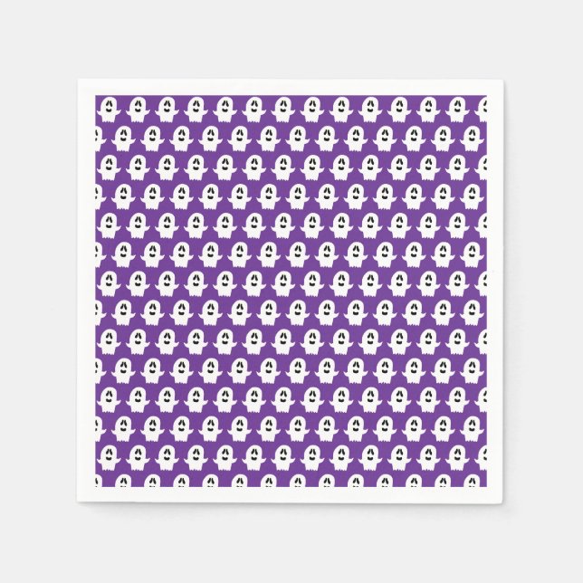 Halloween-Geist Serviette (Vorderseite)
