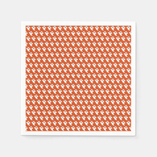 Halloween-Geist Serviette (Vorderseite)