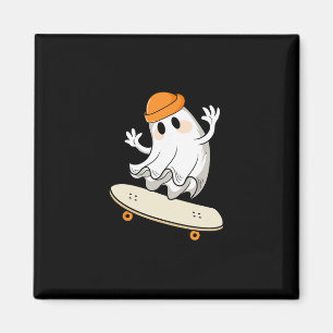 Halloween-Geist Skateboard T-Shirt Halloween Ska Magnet