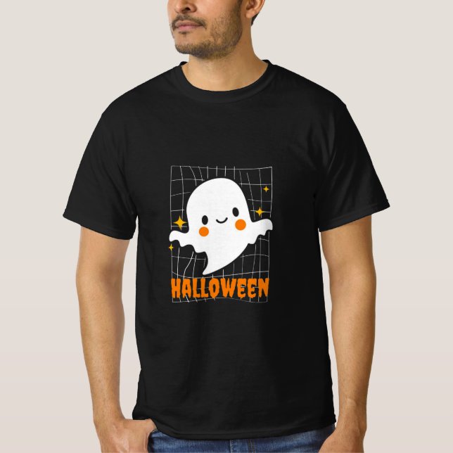 Halloween-Geist T-Shirt (Vorderseite)
