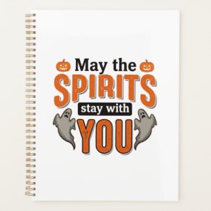 Halloween-Geist-Typografie Vintage-Stich-Design Planer