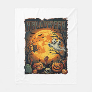 Halloween Geist Vollmond Jack Lanterns Zombie Han Fleecedecke