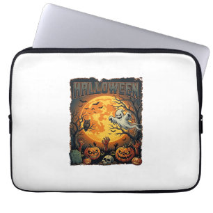 Halloween Geist Vollmond Jack Lanterns Zombie Han Laptopschutzhülle