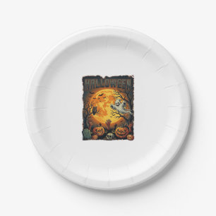 Halloween Geist Vollmond Jack Lanterns Zombie Han Pappteller