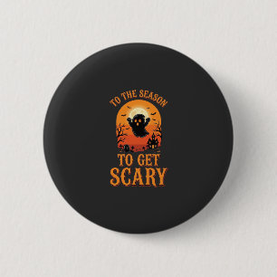 Halloween-Geist zur Saison, um gruselig zu werden_ Button
