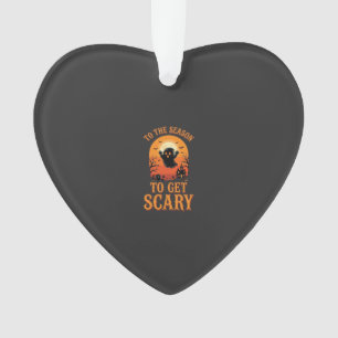 Halloween-Geist zur Saison, um gruselig zu werden_ Ornament