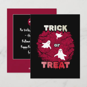 Halloween-Geister Feiertagskarte