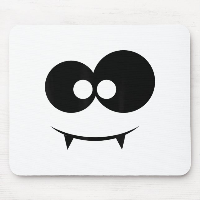Halloween-Geister-Gesicht  Mousepad (Vorne)