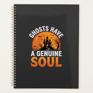 Halloween-Geister haben ein authentisches Seelende Planer