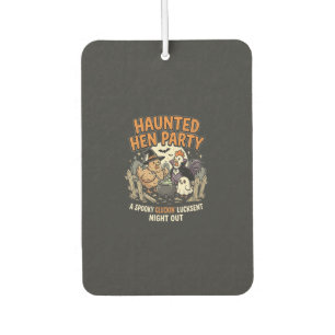 Halloween-Geister-Henne-Party Autolufterfrischer