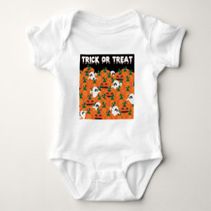 Halloween-Geister Kürbis-Plantage Baby Strampler