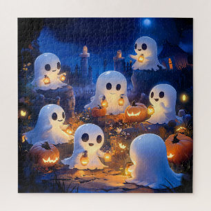 Halloween-Geister Kürbislaternen Gruselige Nacht