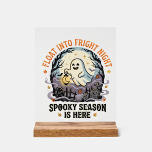 Halloween-Geister-Mond-Parade Acrylschild