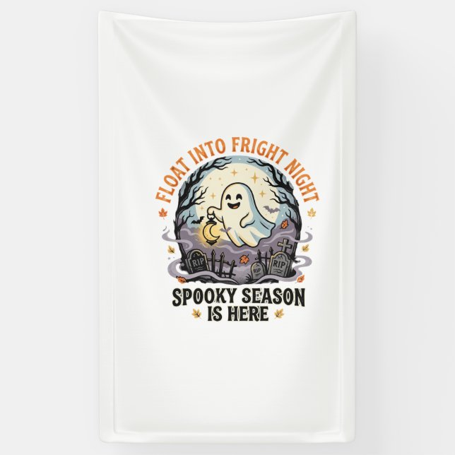 Halloween-Geister-Mond-Parade Banner (Vertikal)