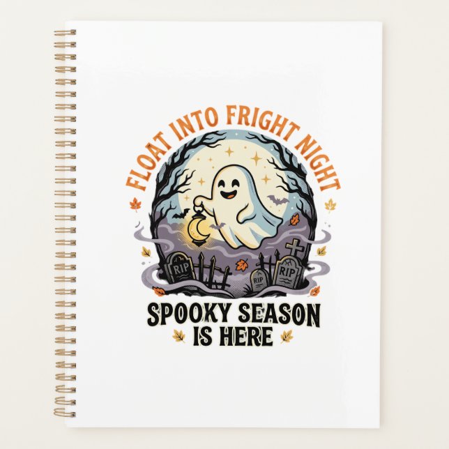 Halloween-Geister-Mond-Parade Planer (Vorderseite)