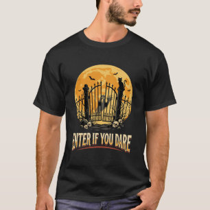 Halloween-Geister-Mond-Warnung T-Shirt