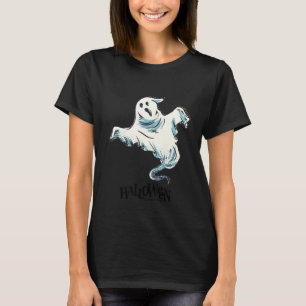 Halloween Geister Phantom Gruseliger Blick Schön T-Shirt
