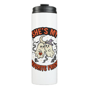 Halloween-Geister-Romantik-Humor Thermosbecher