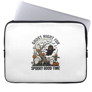 Halloween-Geister-Shirt Vintage-Friedhof Lustiges  Laptopschutzhülle