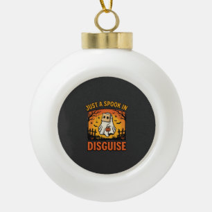 Halloween-Geister-Verkleidung Keramik Kugel-Ornament