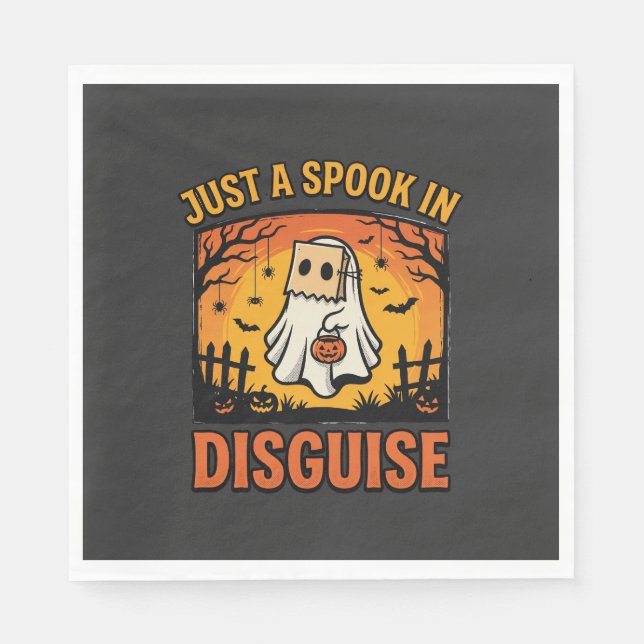 Halloween-Geister-Verkleidung Serviette (Vorderseite)