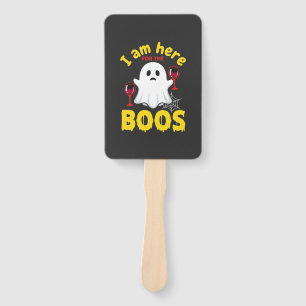 Halloween-Geister-Wein-Boos-Design Fächer