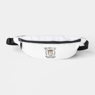 Halloween-Geisterkatzen-Sozialclub Retro Gruselig Bauchtasche