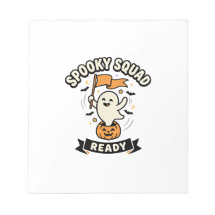 Halloween-Geistertrupp Notizblock