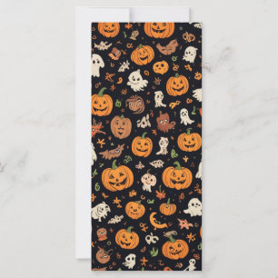Halloween-gemusterte Karte
