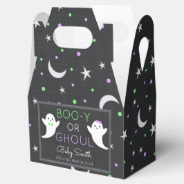 Halloween Gender-Enthüllung Boo-y oder Ghoul Geschenkschachtel
