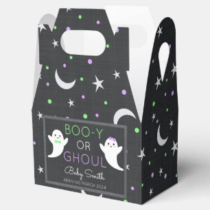 Halloween Gender-Enthüllung Boo-y oder Ghoul Geschenkschachtel