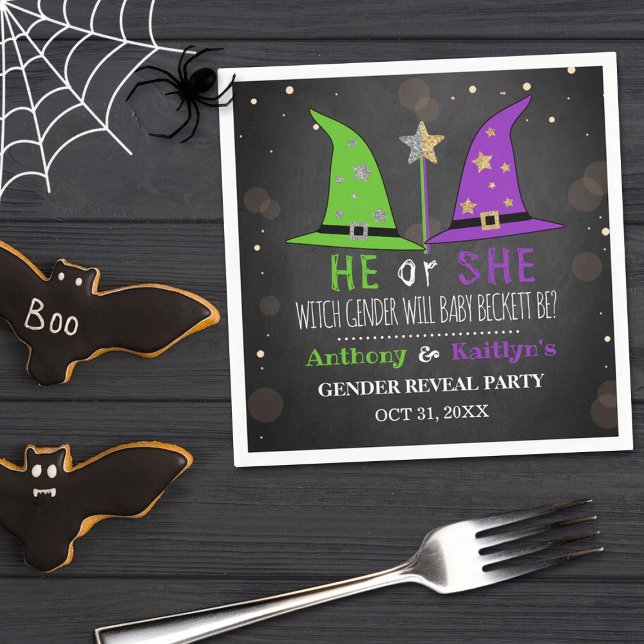 Halloween-Gender-Party Serviette (Von Creator hochgeladen)