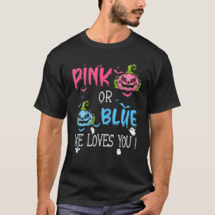 Halloween Gender Reveal Wir Lieben Sie neuen Kürbi T-Shirt