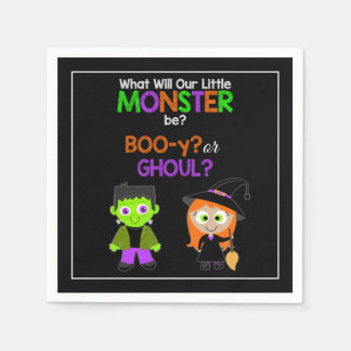 Halloween Genderbericht Napkins Serviette