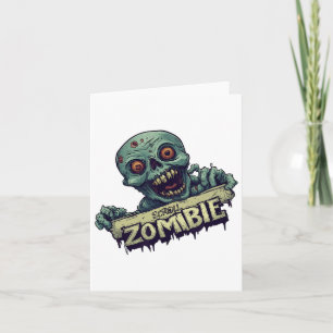 Halloween Generation mit Scroll Zombie-Kostüm Karte