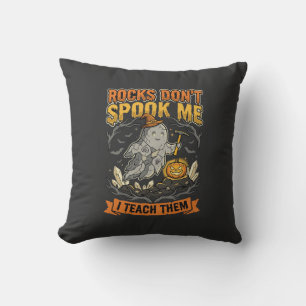 Halloween-Geologie-Lehrer-Schreck Kissen