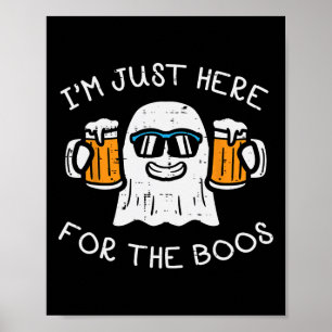 Halloween gerade hier für Boos Ghost Funny Costume Poster