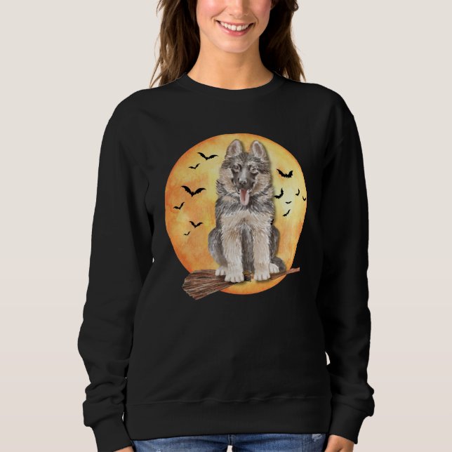 Halloween German Shepherd Sweatshirt (Vorderseite)