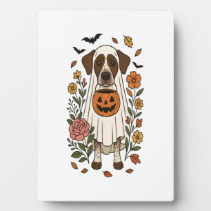 Halloween German Shorthair Pointer Fotoplatte