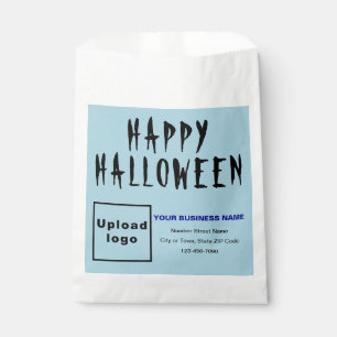 Halloween Geschäft Hellblauer Hintergrund Papiertü Geschenktütchen