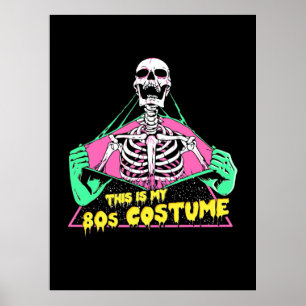 Halloween-Geschenk   80er Halloween Costume Retro Poster
