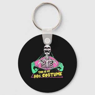 Halloween-Geschenk   80er Halloween Costume Retro Schlüsselanhänger