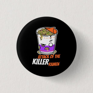 Halloween-Geschenk Angriff der Ramen Button