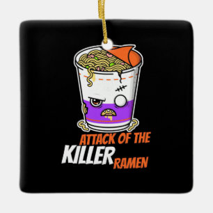 Halloween-Geschenk Angriff der Ramen Keramikornament