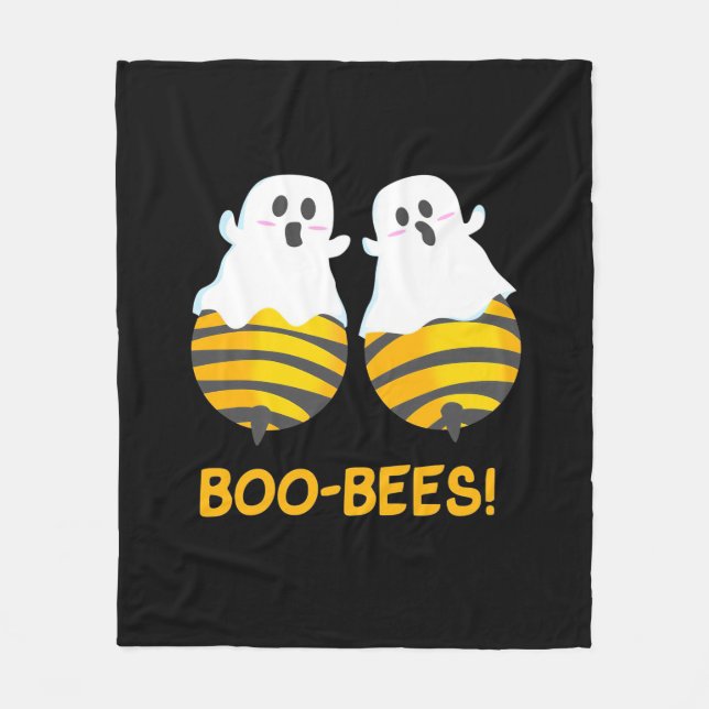 Halloween-Geschenk | Boobienen Fleecedecke (Vorderseite)