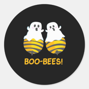 Halloween-Geschenk Boobienen Runder Aufkleber